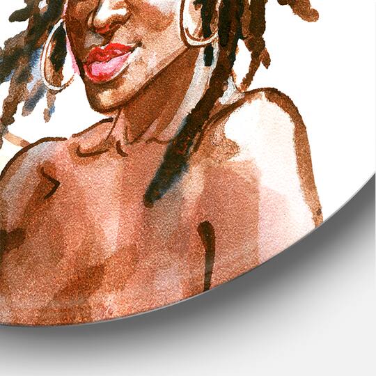 Designart - Portrait of Afro American Couple